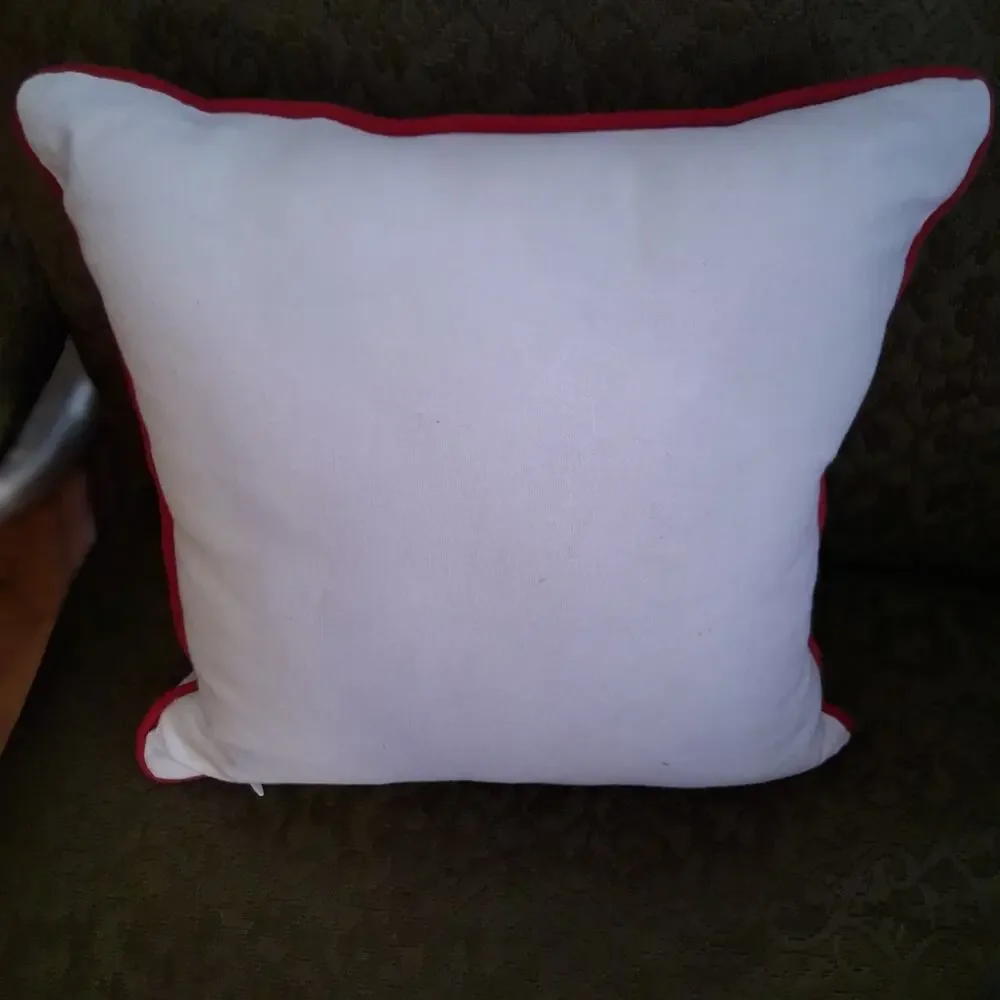 Soft Surroundings pillow cover + insert 12.5x12.5 beaded butterfly boho 70s